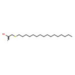 Acetic acid, (hexadecylthio)-