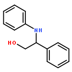 Benzeneethanol, b-(phenylamino)-