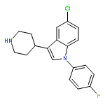 5-Chloro-1-(4-fluorophenyl)-3-(piperidin-4-yl)-1H-indole