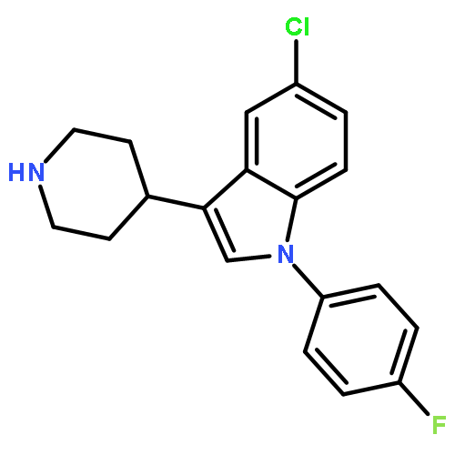 5-Chloro-1-(4-fluorophenyl)-3-(piperidin-4-yl)-1H-indole