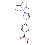 Benzoic acid, 4-[1-[tris(1-methylethyl)silyl]-1H-pyrrol-3-yl]-, methyl ester