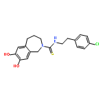 2H-2-Benzazepine-2-carbothioamide,N-[2-(4-chlorophenyl)ethyl]-1,3,4,5-tetrahydro-7,8-dihydroxy-