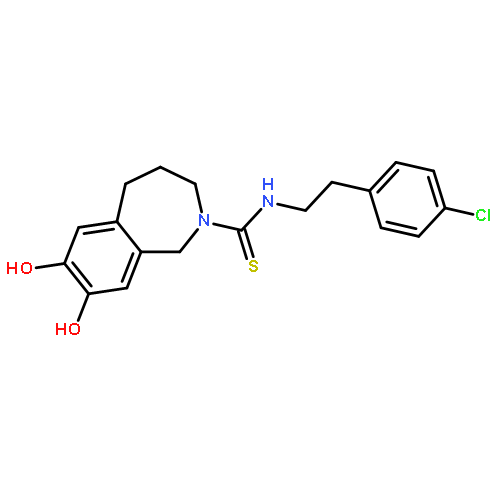 2H-2-Benzazepine-2-carbothioamide,N-[2-(4-chlorophenyl)ethyl]-1,3,4,5-tetrahydro-7,8-dihydroxy-