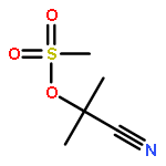 Propanenitrile, 2-methyl-2-[(methylsulfonyl)oxy]-