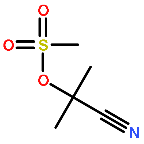 Propanenitrile, 2-methyl-2-[(methylsulfonyl)oxy]-