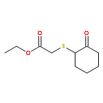 Acetic acid, [(2-oxocyclohexyl)thio]-, ethyl ester