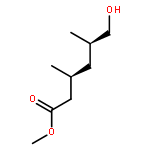 Hexanoic acid, 6-hydroxy-3,5-dimethyl-, methyl ester, (3S,5R)-