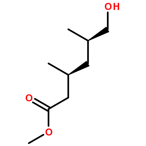 Hexanoic acid, 6-hydroxy-3,5-dimethyl-, methyl ester, (3S,5R)-