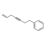 Benzene, (6-hepten-3-ynyl)-