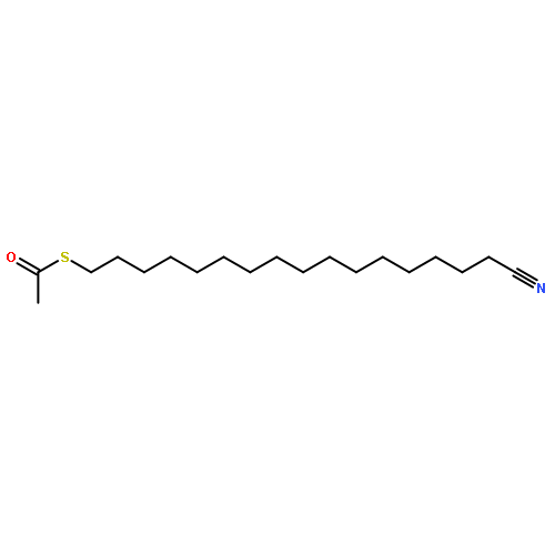 Ethanethioic acid, S-(16-cyanohexadecyl) ester