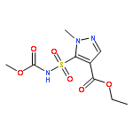 N-(Methoxycarbonyl)-4-(ethoxycarbonyl)-1-methylpyrazole-5-sulfonamide