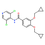 3,4-Bis(cyclopropylmethoxy)-N-(3,5-dichloropyridin-4-yl)benzamide