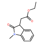 1H-Indole-3-acetic acid, 2,3-dihydro-1-methyl-2-oxo-, ethyl ester, (±)-