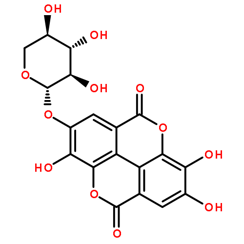 [1]Benzopyrano[5,4,3-cde][1]benzopyran-5,10-dione,2,3,8-trihydroxy-7-(b-D-xylopyranosyloxy)- (9CI)
