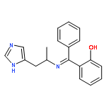 Phenol,2-[[[(1R)-2-(1H-imidazol-4-yl)-1-methylethyl]imino]phenylmethyl]-