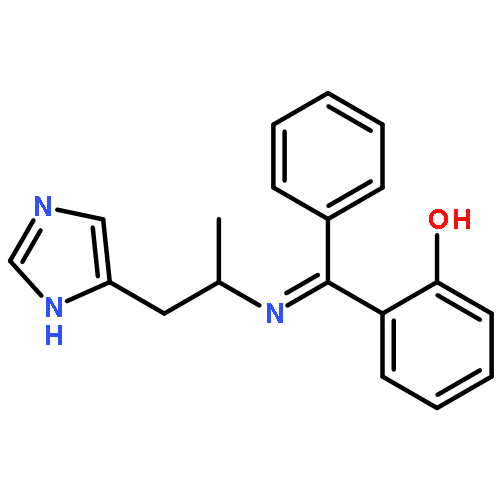 Phenol,2-[[[(1R)-2-(1H-imidazol-4-yl)-1-methylethyl]imino]phenylmethyl]-