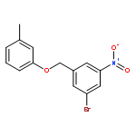 Benzene, 1-bromo-3-[(3-methylphenoxy)methyl]-5-nitro-