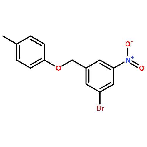 Benzene, 1-bromo-3-[(4-methylphenoxy)methyl]-5-nitro-