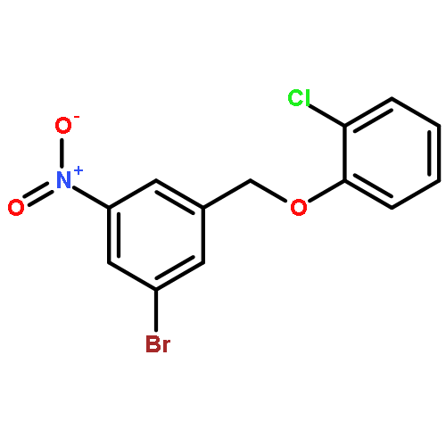 Benzene, 1-bromo-3-[(2-chlorophenoxy)methyl]-5-nitro-