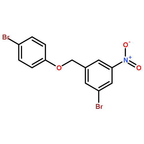 Benzene, 1-bromo-3-[(4-bromophenoxy)methyl]-5-nitro-