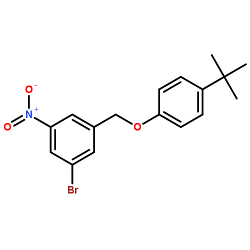 Benzene, 1-bromo-3-[[4-(1,1-dimethylethyl)phenoxy]methyl]-5-nitro-