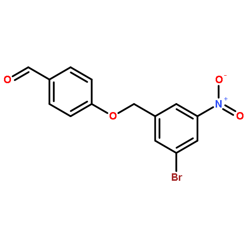 Benzaldehyde, 4-[(3-bromo-5-nitrophenyl)methoxy]-