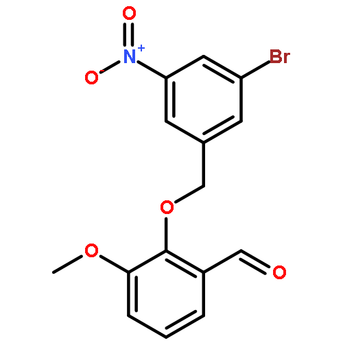 Benzaldehyde, 2-[(3-bromo-5-nitrophenyl)methoxy]-3-methoxy-