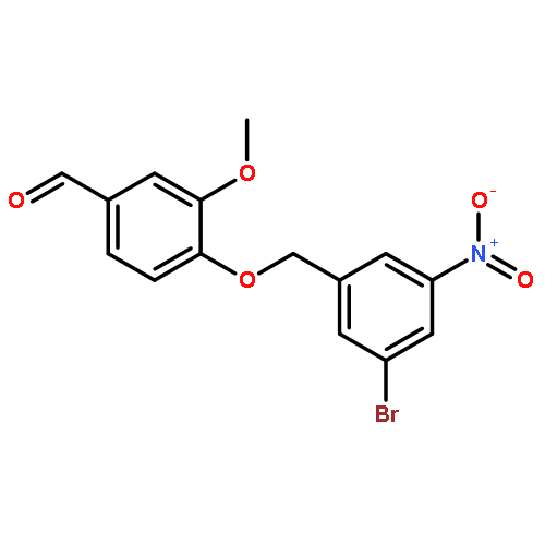 Benzaldehyde, 4-[(3-bromo-5-nitrophenyl)methoxy]-3-methoxy-