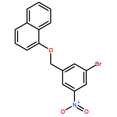 Naphthalene, 1-[(3-bromo-5-nitrophenyl)methoxy]-