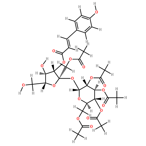 1,2',3',4',6'-penta-O-acetyl-3-O-(E)-p-coumaroylsucrose