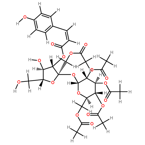 1,2',3',4',6'-penta-O-acetyl-3-O-(Z)-p-coumaroylsucrose