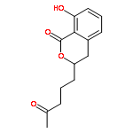 (R)-8-hydroxy-3-(4-oxopentyl)isochroman-1-one