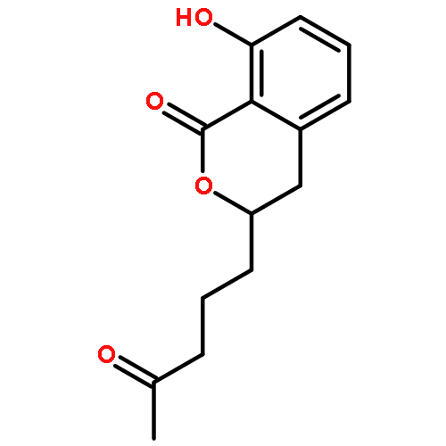 (R)-8-hydroxy-3-(4-oxopentyl)isochroman-1-one