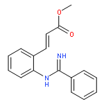 2-Propenoic acid, 3-[2-[(phenylcarbonimidoyl)amino]phenyl]-, methylester, (E)-