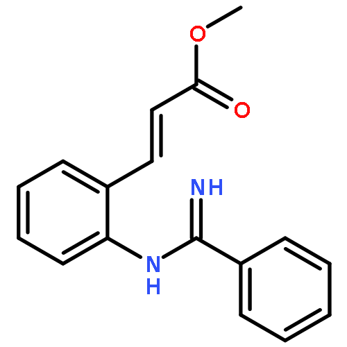 2-Propenoic acid, 3-[2-[(phenylcarbonimidoyl)amino]phenyl]-, methylester, (E)-