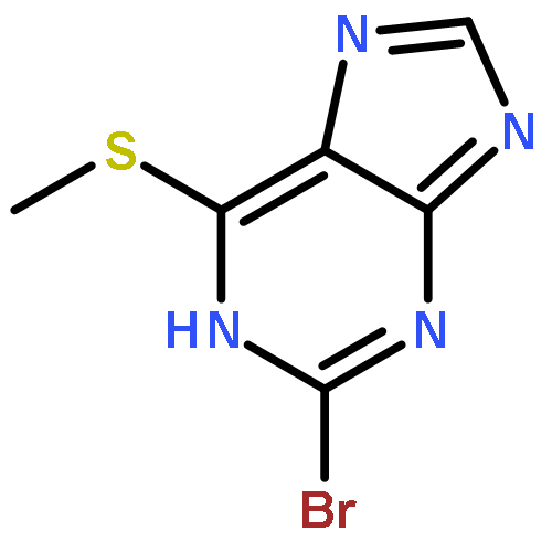 1H-Purine, 2-bromo-6-(methylthio)-