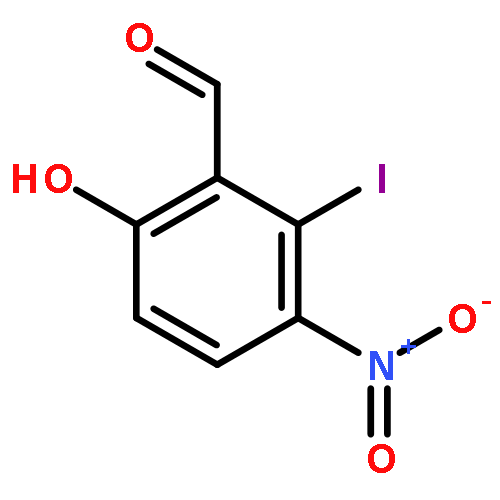 Benzaldehyde, 6-hydroxy-2-iodo-3-nitro-