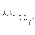 Acetic acid, [(4-nitrophenyl)thio]-, 1-methylethyl ester