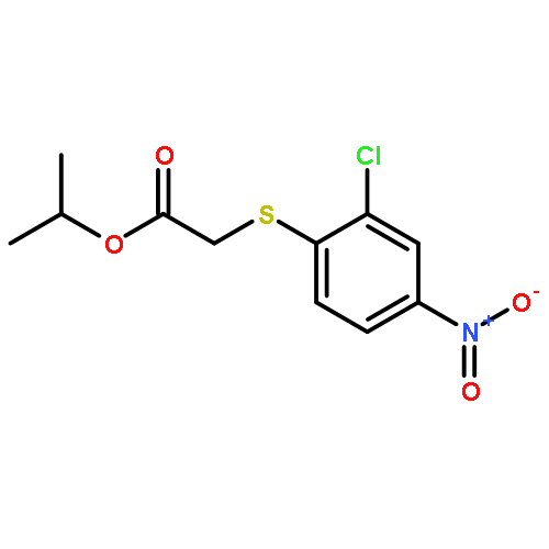 Acetic acid, [(2-chloro-4-nitrophenyl)thio]-, 1-methylethyl ester