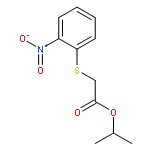 Acetic acid, [(2-nitrophenyl)thio]-, 1-methylethyl ester