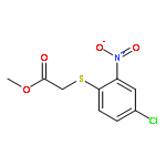 Acetic acid, [(4-chloro-2-nitrophenyl)thio]-, methyl ester