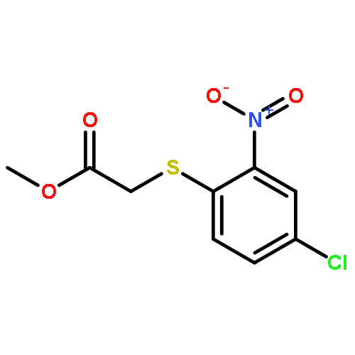 Acetic acid, [(4-chloro-2-nitrophenyl)thio]-, methyl ester