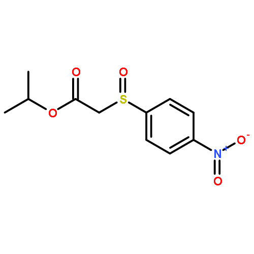 Acetic acid, [(4-nitrophenyl)sulfinyl]-, 1-methylethyl ester