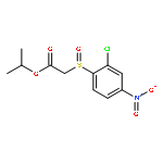 Acetic acid, [(2-chloro-4-nitrophenyl)sulfinyl]-, 1-methylethyl ester