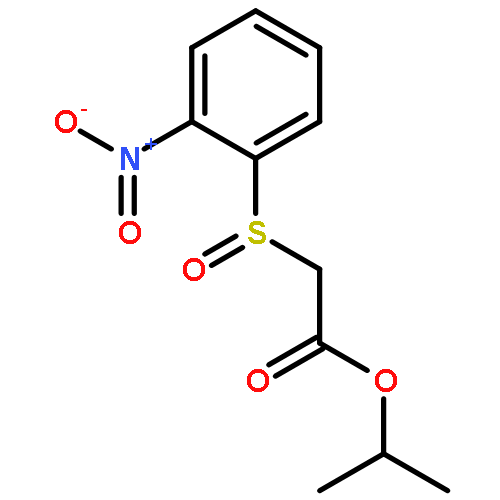 Acetic acid, [(2-nitrophenyl)sulfinyl]-, 1-methylethyl ester