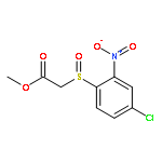 Acetic acid, [(4-chloro-2-nitrophenyl)sulfinyl]-, methyl ester