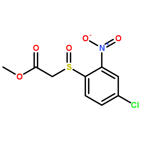 Acetic acid, [(4-chloro-2-nitrophenyl)sulfinyl]-, methyl ester