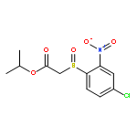 Acetic acid, [(4-chloro-2-nitrophenyl)sulfinyl]-, 1-methylethyl ester