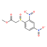 Acetic acid, [(2,4-dinitrophenyl)sulfinyl]-, methyl ester