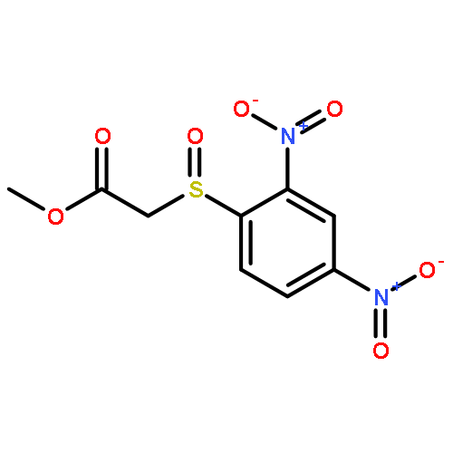 Acetic acid, [(2,4-dinitrophenyl)sulfinyl]-, methyl ester